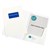 Marbig A4 Presentation Folders White Gloss Pack 50