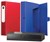 Marbig Box File A4 Pp With Button 60Mm Red