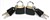 Rexel Luggage Locks Brass 20Mm Black Pack 2