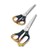 Marbig Office Scissors Amber Handle 210Mm