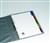 Avery 85791 L7430-5 Dividers A4 White Coloured Insertable Tabs Wizard