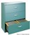 Brownbuilt 3 Drawer Lateral Filing Cabinet Silver Grey