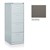 Brownbuilt Octave Filing Cabinet 4 Drawer Graphite Ripple