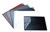 Bantex Desk Pad With Clear Corners Black 490 X 650Mm