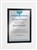 Durable Magaframe Sign Holder Adhesive Back A4 Black Pack 2