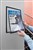 Durable Magaframe Sign Holder Adhesive Back A3 Black Pack 2