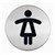 Durable Signage Wc Women 83Mm