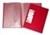 Colby H-253A-10 Harlequin Display Book With Insert Covers A4 10 Pocket Red