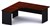 Ddk Accent Radial Workstation 2 Piece Left Hand Return 1800 X 750 / 1800 X 600 X 725Mm Redgum/Black