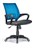 Sylex Deuce Office Chair Mid Back With Arms Black/Blue