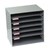 Italplast I 403Gy Adjustable Metal Stationery Rack 6 Tier Grey