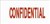 Deskmate Pre-Inked Stamp Confidential Red