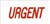 Deskmate Pre-Inked Stamp Urgent Red