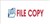 Deskmate Message Stamp Dual Colour File Copy