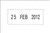 Deskmate Die Plate Date Stamp Date