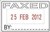 Deskmate Self Inking Dater Faxed