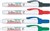 Artline 593 Clix Marker Whiteboard Retractable Chisel Assorted Wallet 4