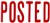 Xstamper 1047 Message Stamp Posted Red