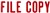 Xstamper 1071 Message Stamp File Copy Red