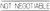 Xstamper 1124 Message Stamp Not Negotiable Black