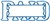 Xstamper 1201 Message Stamp Paid/Date Blue