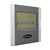 Carven Cldigital Clock Square All Black Silver Numbers