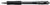 Uni-Ball Laknock Sn100Bbk Ballpoint Pen Retractable Broad 1.4Mm Black