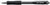 Uni-Ball Laknock Sn100Mbk Ballpoint Pen Retractable Medium 1.0Mm Black