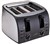 Nero Toaster 4 Slice Stainless Steel