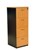 Ys Design Oxley 4 Drawer Filing Cabinet 476X550X1324Mm Beech Ironstone