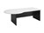 Ys Design Oxley Desk P-End 2100 X 1050 X 730Mm White Ironstone